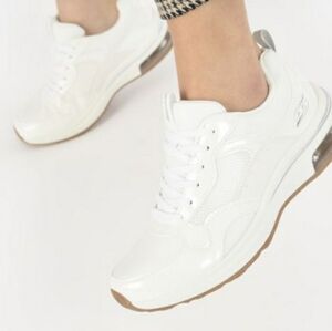 Skechers BOBS Pulse Air Dames White Sneakers 8.5